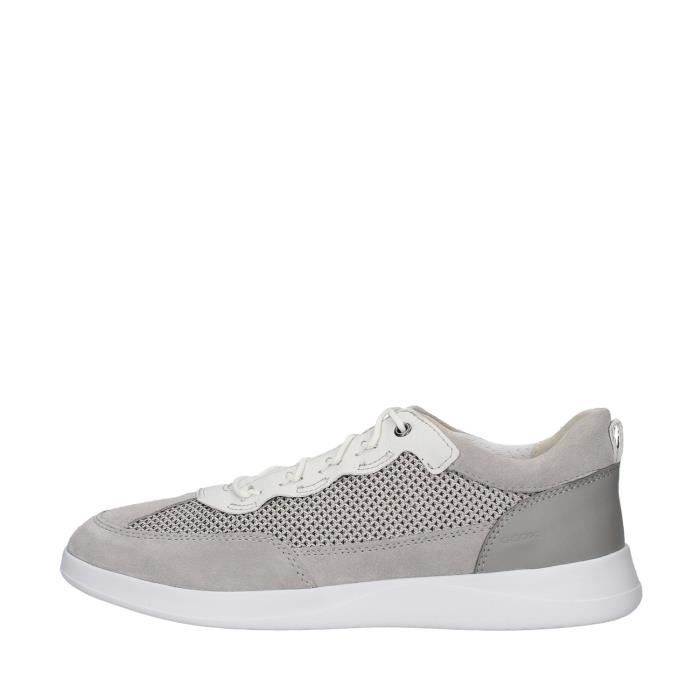 Geox U026FA02214 chaussures de tennis faible homme GRIS