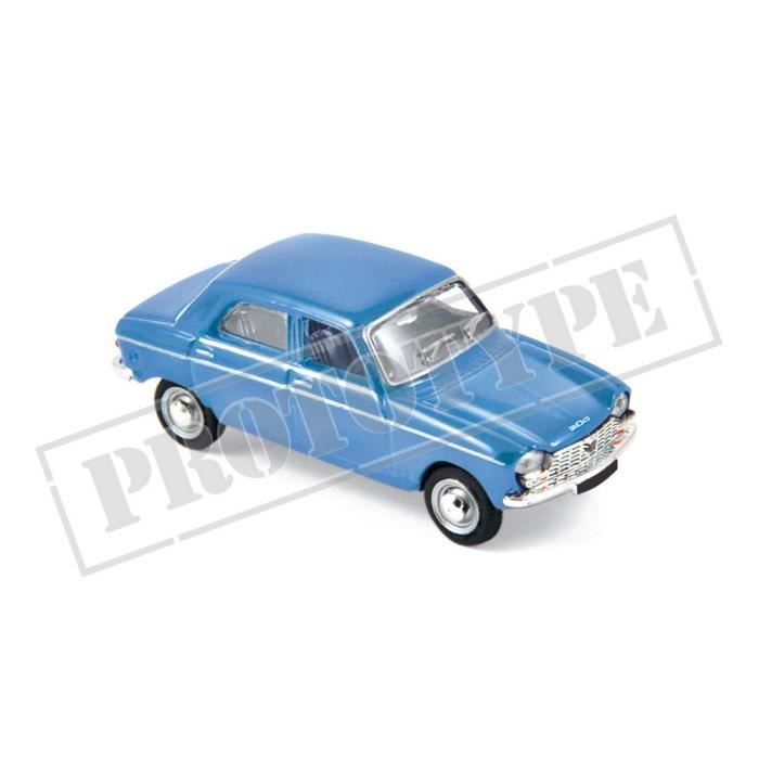 Véhicule Miniature assemble - Peugeot 204 Bleu Pervenche 1966 1-87 Norev