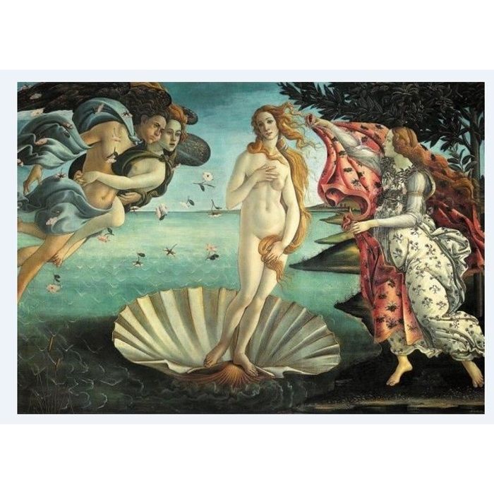 Puzzle 1000 pièces Botticelli Sandro : La Naissance de Vénus