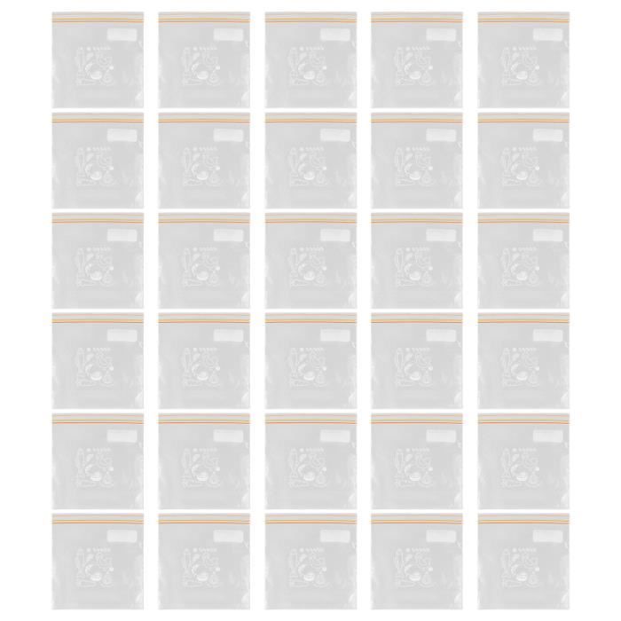 30pcs Pochettes transparentes en Sacs d'emballage alimentaire (petite GLACIERE - SAC ISOTHERME - ACCUMULATEUR DE FROID