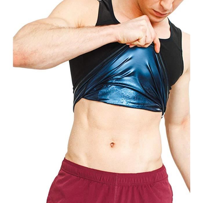 Gilet de Sport Hommes Corps de Fitness Brûlant de la Graisse Abdominale 2XL-3XL