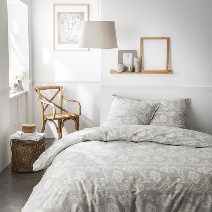 Housse de couette réversible et taie d'oreiller Today 100% coton 4.42 - taille:240 x 260 cm