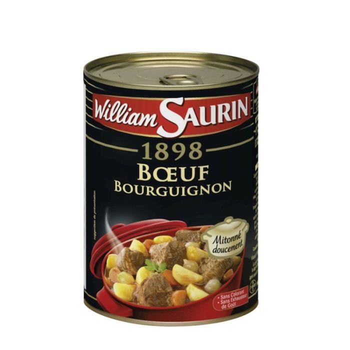 WILLIAM SAURIN Boeuf bourguignon - 400g