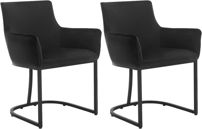 Lot De 8 Chaises Design Velours Noir Et Bordeaux – Salle à Manger Ou Cuisine – Bestpriceparts