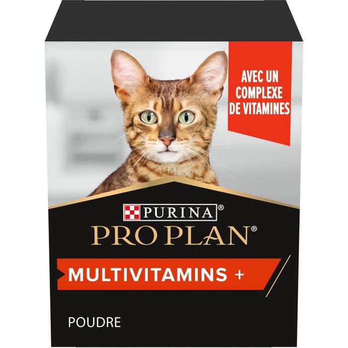 Pro Plan Multivitamins+ poudre - complément alimentaire pour chat 60 g