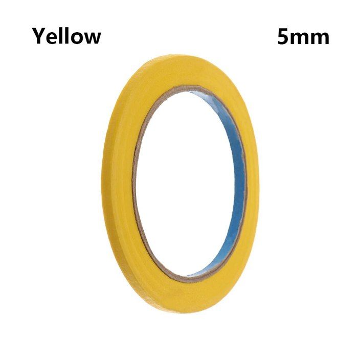 Ruban De Masquage Papier De Riz Washi - 244 - Orange - 50mm X 50m