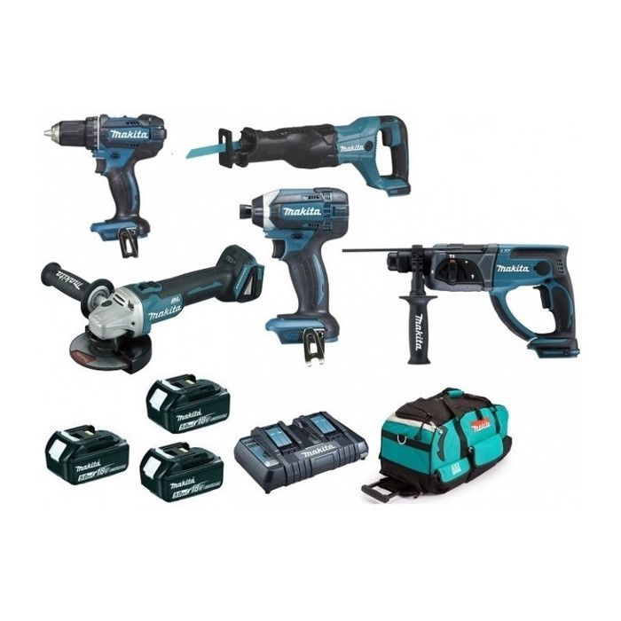 Makita DDF482RFJ Perceuse visseuse DDF482 18V Li-Ion (2 x 3Ah) en c Makpac - vue 5