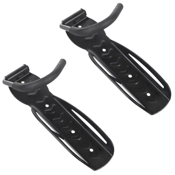 Lot De 2 Supports Muraux Pivotants Pour Vélo - Pour Pneus Larges 54-70mm - ME84 Noir - Neuf