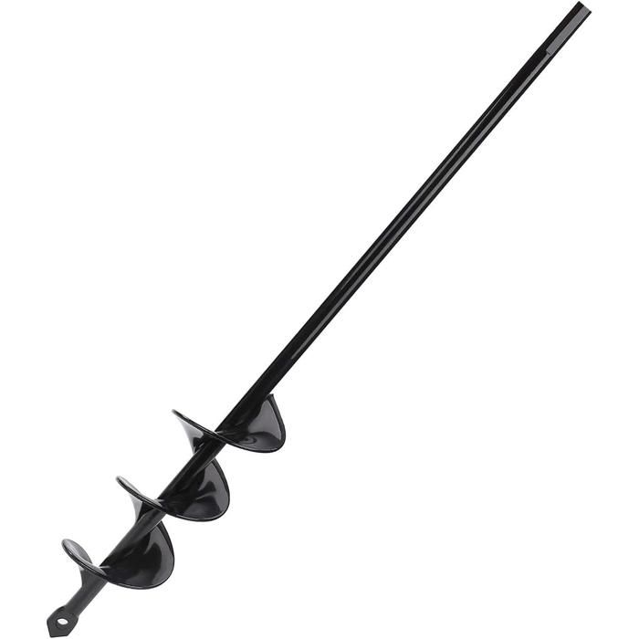 Foret à Tarière - NOIR - Perceuse Hélicoïdale De Jardin - Perceuse Sans