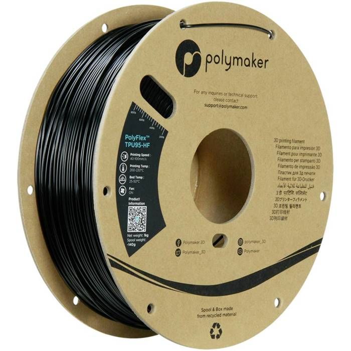 Polymaker PD03001 TPU95-HF Filament TPU filament flexible flexible résistant aux UV filament haute vitesse 1.75 mm 1