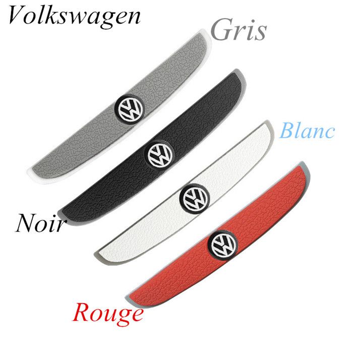 FANNAS 4 Pièces Protection Portiere Voiture Angle Porte Protéger Autocollant Bande