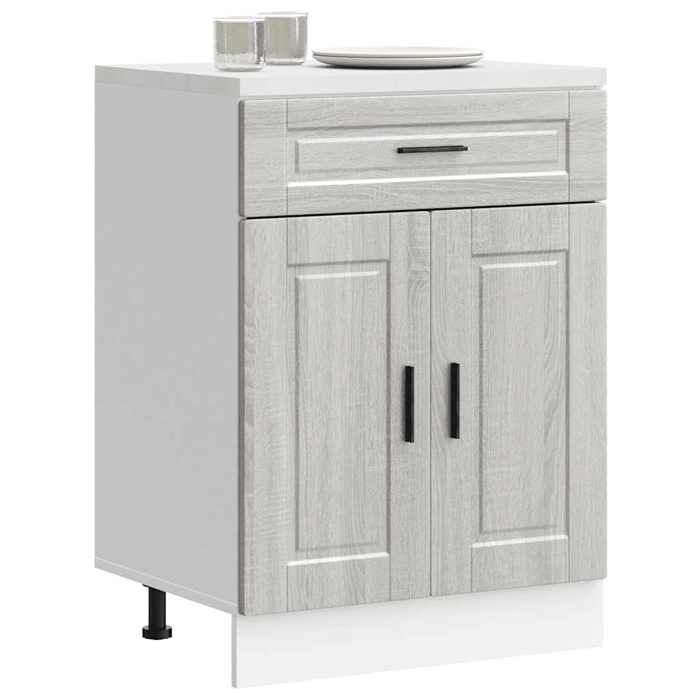 vidaXL Armoire de cuisine Porto sonoma gris bois dingénierie 853973