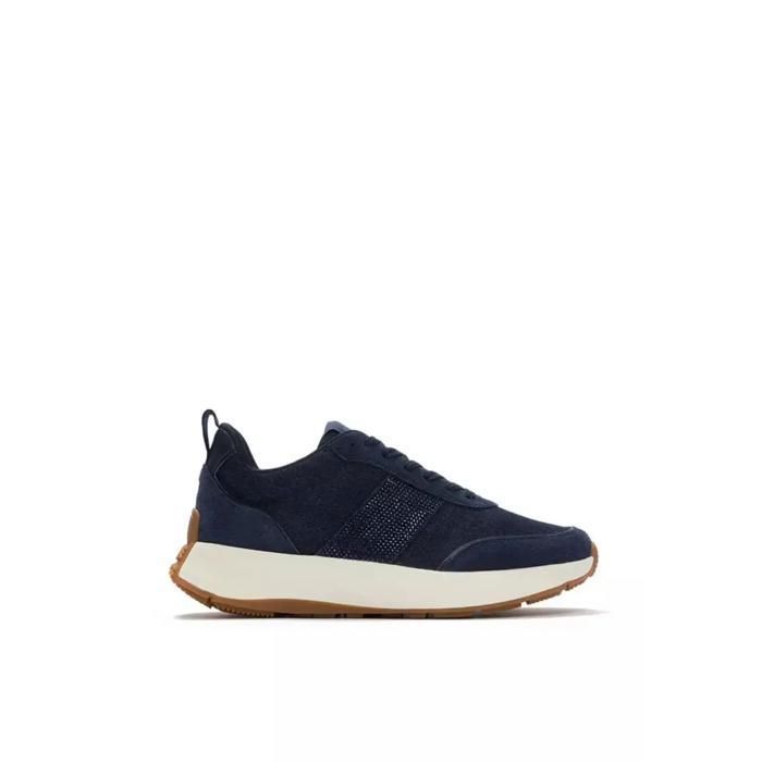 Baskets en denim/daim femme FitFlop F-Mode Flow - dark denim Baskets en denim/daim femme FitFlop F-Mode Flow - dark denim