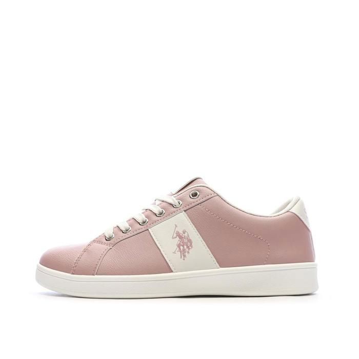 Baskets Roses/Blanches Femme US Polo ASSN For Everyday Baskets Roses/Blanches Femme US Polo ASSN For Everyday