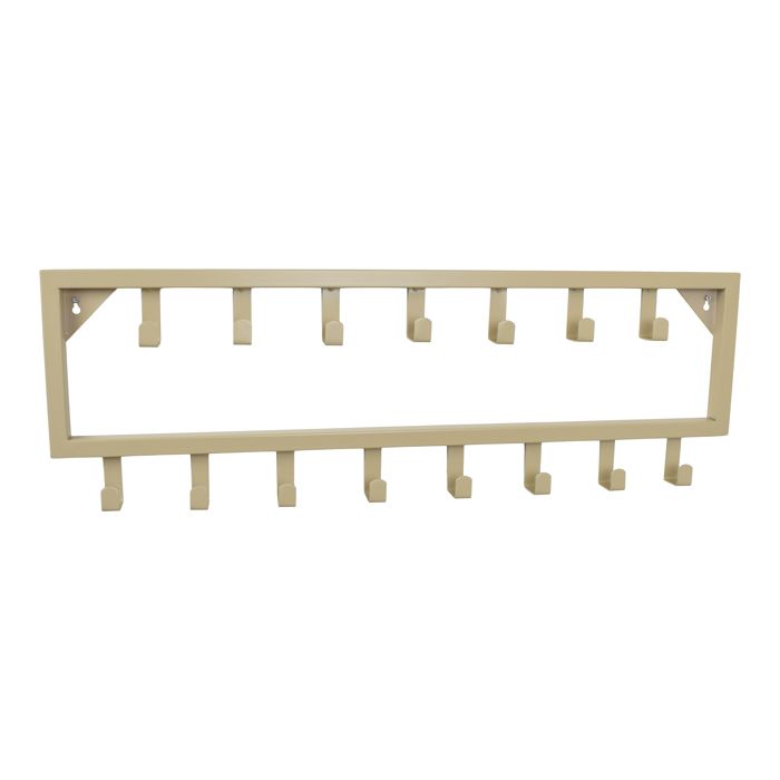 LOFT42 Porte-manteau Bono - Beige - Métal - 15 crochets - 80x26x4