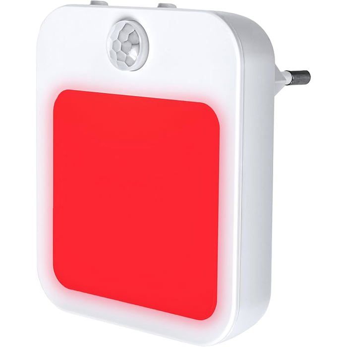 Veilleuse LED Rouge avec Détecteur de Mouvement Lampe de Nuit Enfant Adulte à Brancher Lumière Prise Ro VEILLEUSE HORS PUERICULTURE
