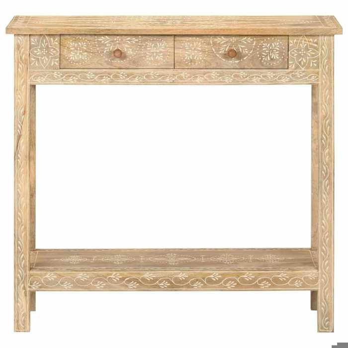 NEW Table console 80x35x74 cm Bois de manguier massif Table dentrée_35801