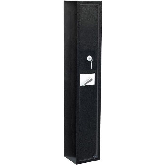 Armoire à fusils ELEM TECHNIC - Coffre fort pour 5 fusils à clé - Epaisseur porte 3mm - Norme CE