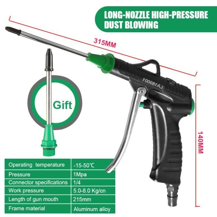 Buse De Soufflage Longue 43cm - MAKITA 123246-2 - Pour Nettoyage Et Dépoussiérage