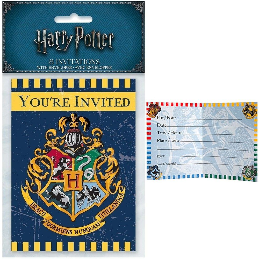 8 Cartes D Invitation Harry Potter Cdiscount Jeux Jouets