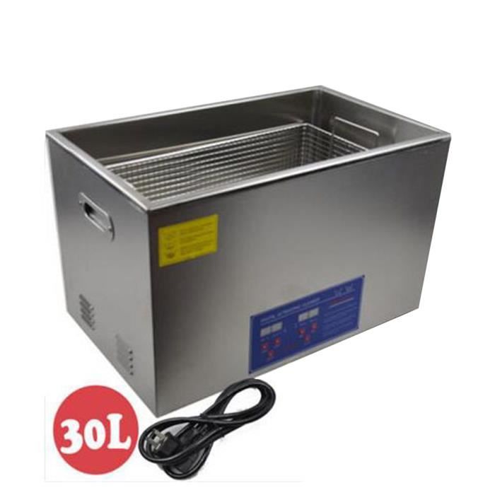 Nettoyeur Ultrasonique VEVOR 30L - 600W Avec Chauffage, Minuterie Et Panier, Neuf