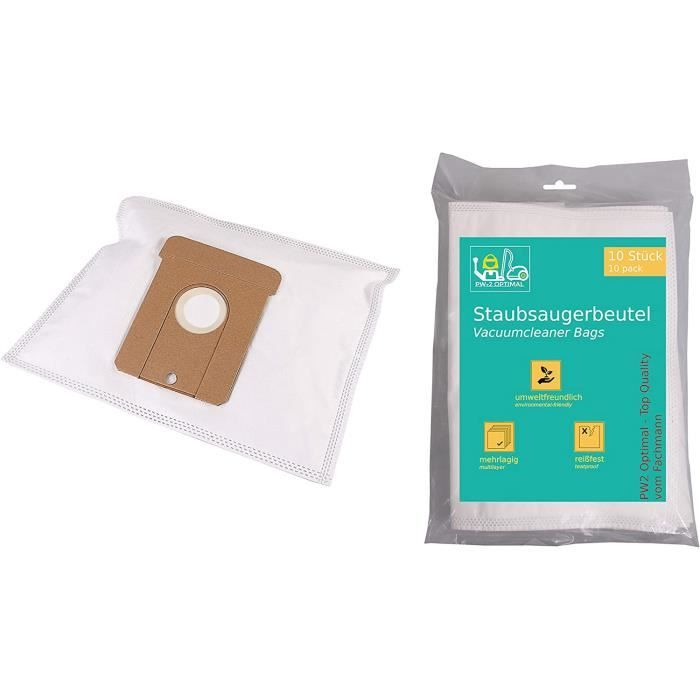 ZZ-Clan 10 Sacchetti per aspirapolvere per Singer Cyclone 2000, 3000, Sacchetti Filtro Sacchetti (+2 Filtro NV612