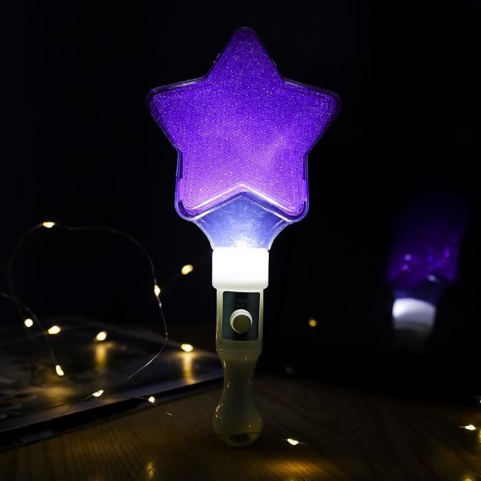 Baguette lumineuse étoile magique à LED plonger oyante, décoration