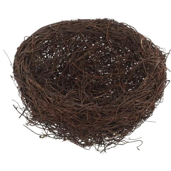 Rotin Nid D'Oiseau Mousse Décor Cage À Oiseaux Décor Rotin Décor Mousse ...