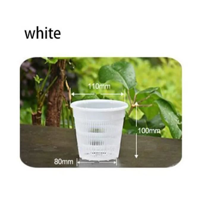 Lot De 10 Pots Transparents Pour Orchidées SUPVOX - Plastique Respirant, Drainage, 10x10x8,2 Cm, Pour Rempotage
