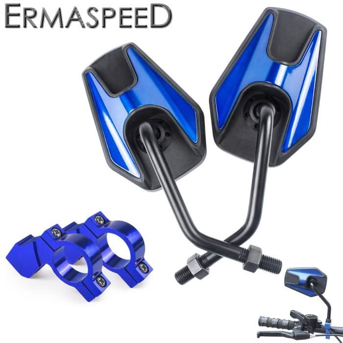 Lot De 3 Rétroviseurs Latéraux Chromés – Pour Vélo Ou Scooter, Neufs En Boîte