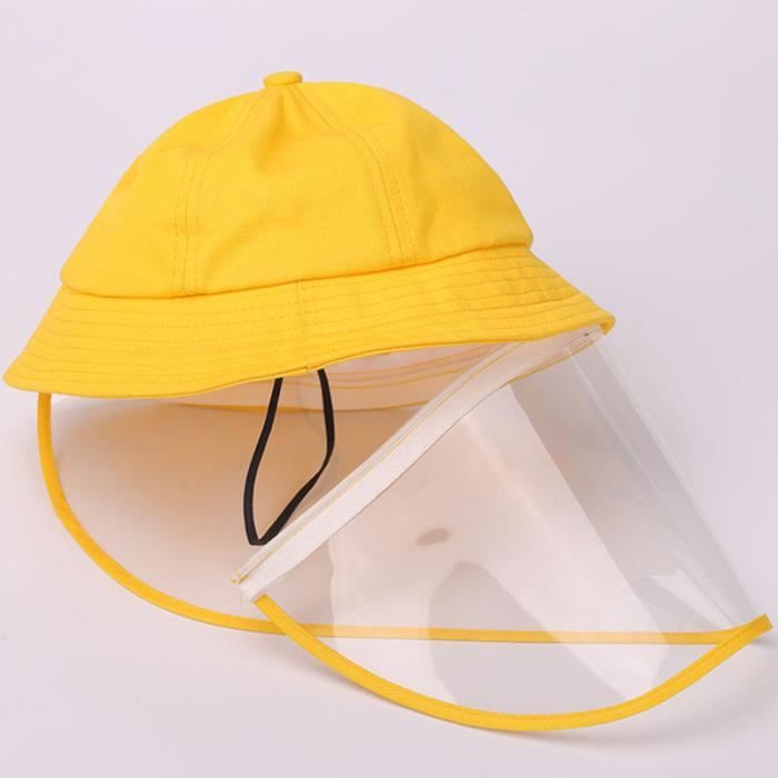 Chapeau De Soleil Bébé 1-2 Ans - Bob En Maille Respirant - Bord Large Protection UV - Circonférence 50 Cm Réglable