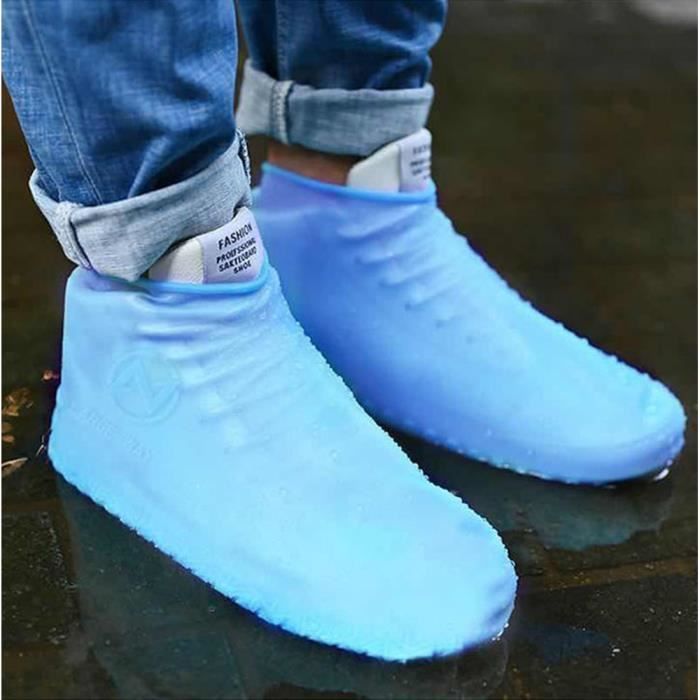 Couvre-chaussures en silicone Imperméables Réutilisables avec Antidérapante  Fond pour Les Jours Pluvieux et Neigeux, - Cdiscount