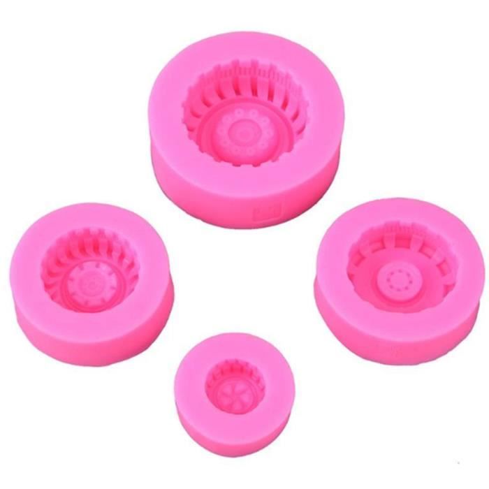 4pcs Pneu De Voiture Fondant Gateau Silicone Moule Cdiscount Maison