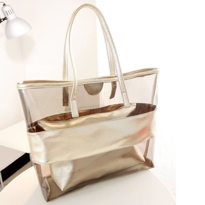 sac transparent de plage