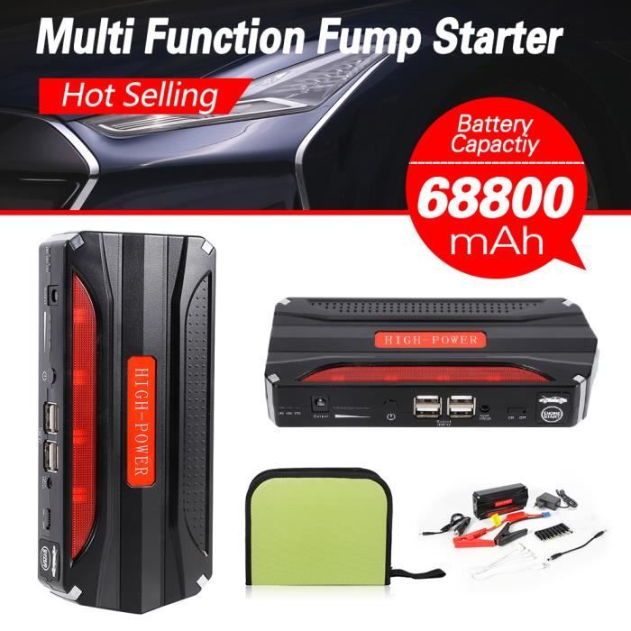 Car Jump Starter Mini Chargeur Batterie D Urgence Portatif Pour