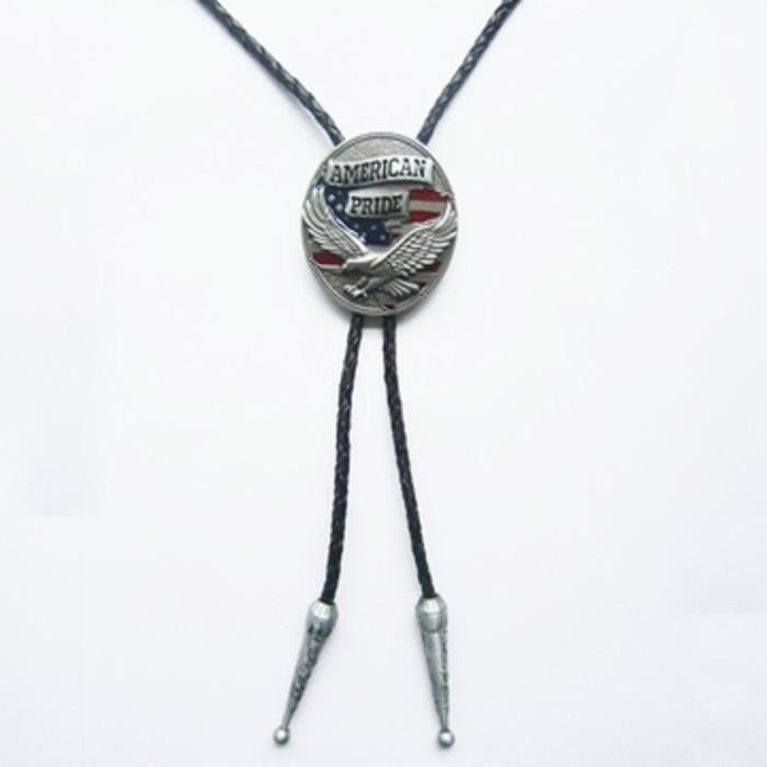Aigle Cravatte Bolo USA Aigle Cravate Western Américain Pride Aigle 