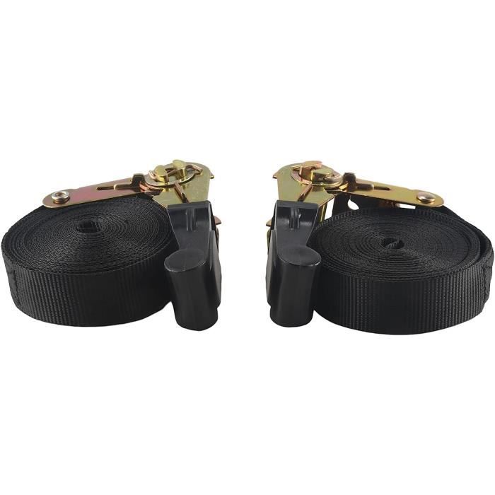 Sangles D'arrimage à Cliquet De 6 M X 25 Mm Pour Motos, Voitures[877