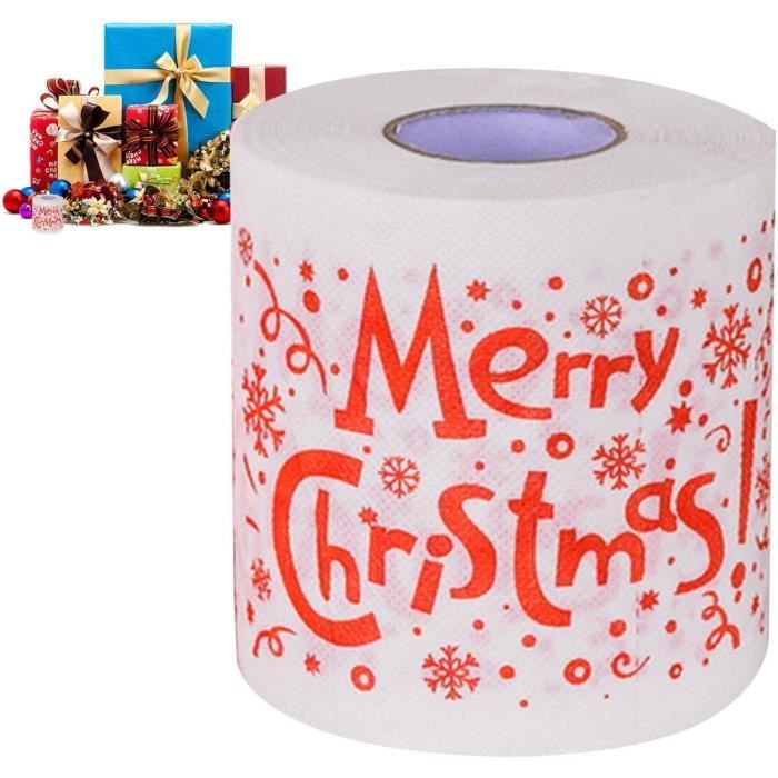 Papier Toilette de Noël,Papier Toilette des fêtes du Père Noël Noël