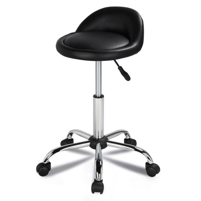61 x 61 x 95-105 cm Noir Yaheetech Chaise de Bureau /à Roulettes avec Accoudoirs Pliables Fauteuil Ordinateur Si/ège Plus Large Hauteur R/églable