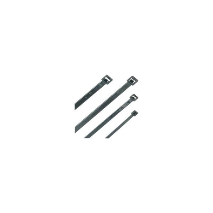 noir; KO 280 4.5 B Noir UV Serre-câbles météo fixe nylon 100 pcs.