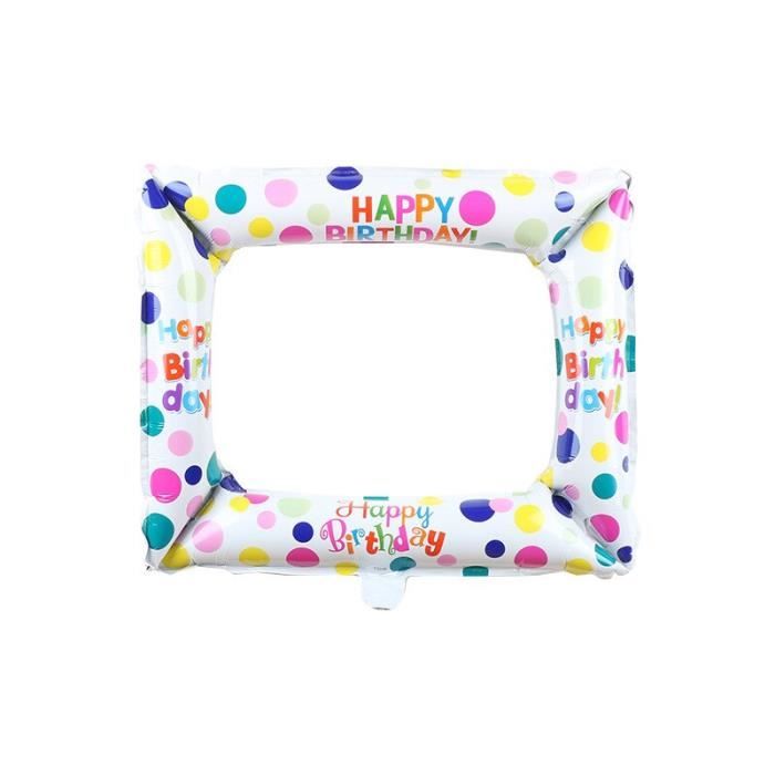 Cadre Photo En Aluminium Pour Ballons 1 Piece Accessoire Photo D Anniversaire De Fete De Bapteme Pour Bebe 9e17f80 Cdiscount Maison
