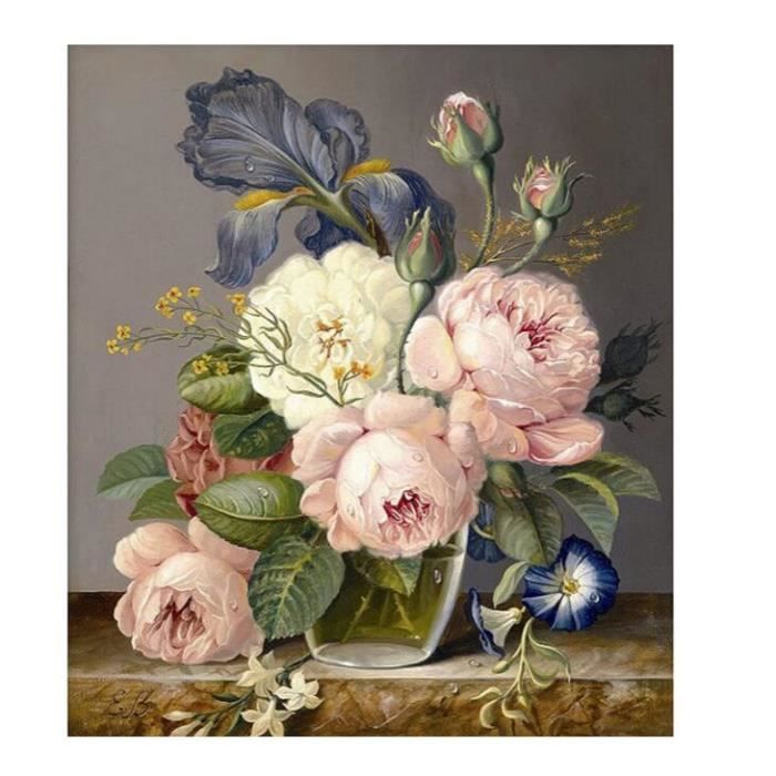 Diamond Painting Kit Pour Adulte Débutant,carré 5D DIY Broderie Diamant Painting Kit Complet,Cheval Qui Court Peinture Diamant Strass Point De Croix