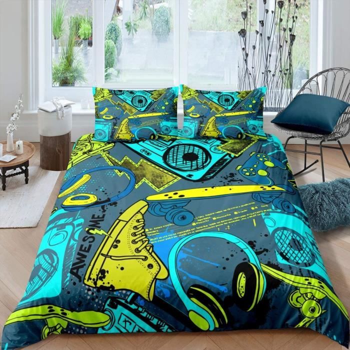 Morbuy Housse De Couette Avec Taies D'oreillers 65 X 65 Cm, 3D