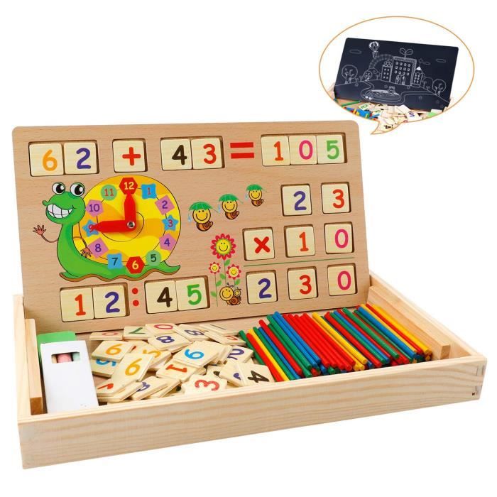 Jouets Educatifs Scientifiques Tableau en Bois, Jouet de