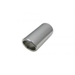 Embout D'échappement Acier Inoxydable - Double Sortie Réglable - Raccord 45-58 Mm