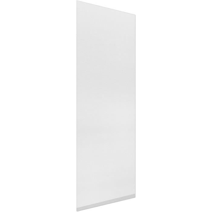 Victoria M Blanc ligné Panneau Japonais/Panneau Rideau avec Structure 60 x 250cm