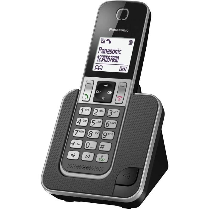 Panasonic KX-TGD310FRG Téléphones sans Fil Ecran Noir