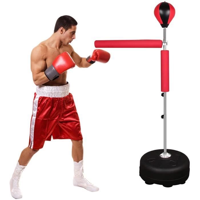 Q eclod Sac de Frappe Boxe sur Pied pour Adulte et Enfant,185 cm Punching  Ball de Bureau avec Pompe ,Hauteur reglable 135 à 155 A39 - Cdiscount Sport