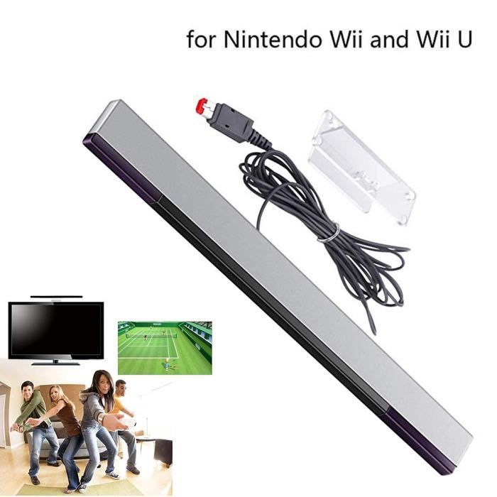 Barre de capteur Wii, barre de capteur infrarouge filaire pour console  Nintendo Wii et Wii U