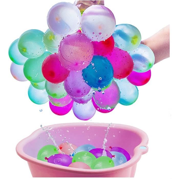 24 Bombes à Eau Réutilisables - Ballons Eau Coton Absorbant Pour Jeu Été Piscine Plage